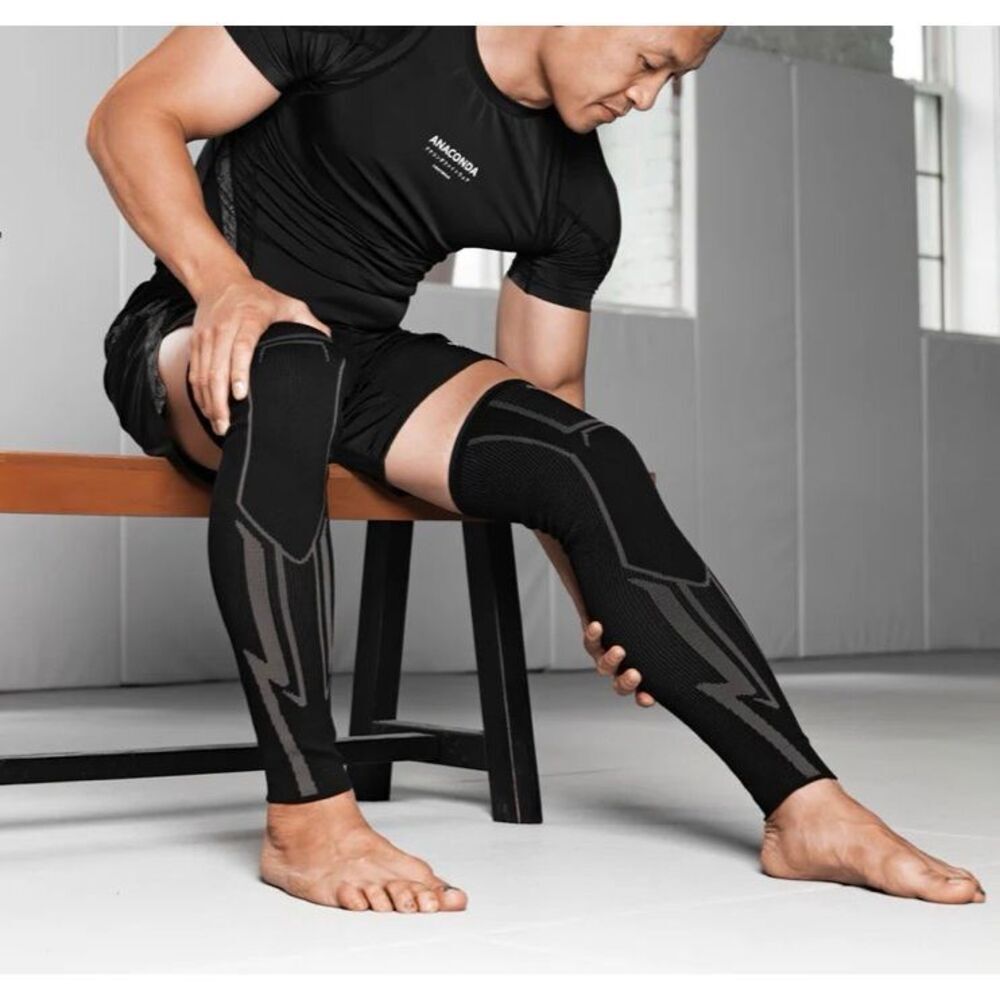 (2) Anaconda Recovery Leg Support sleeves - S